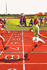 Disziplin Wettlauf bei der Sommerolympiade