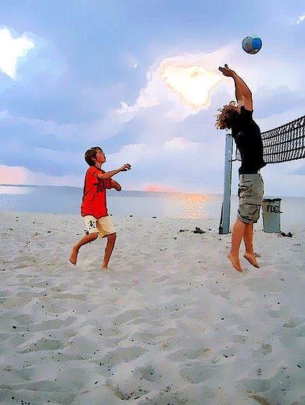 Sportevent: Beachvolleyball